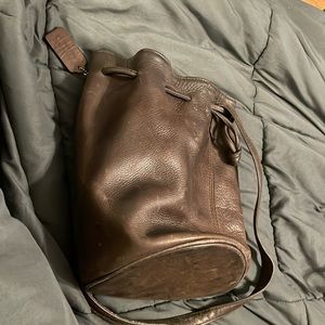 Coach: Vintage: Rare brown leather Suede Purse and NWOT Coach Wallet